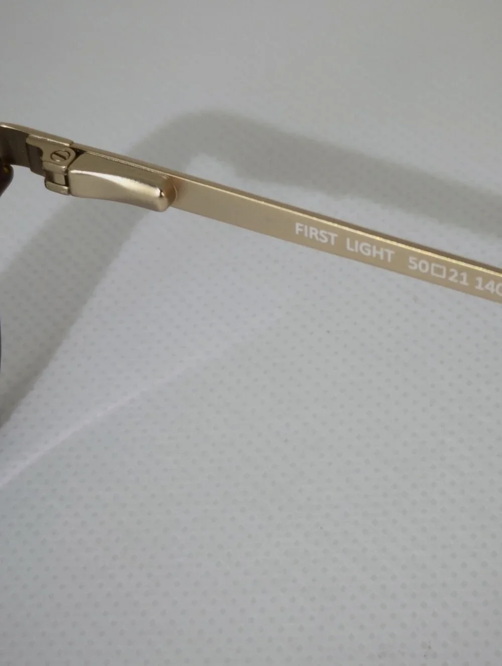 First Light. Tortoise Gold. Rectangular Eyewear. Petite